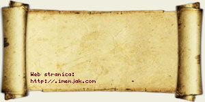 Nina Ajdačić vizit kartica